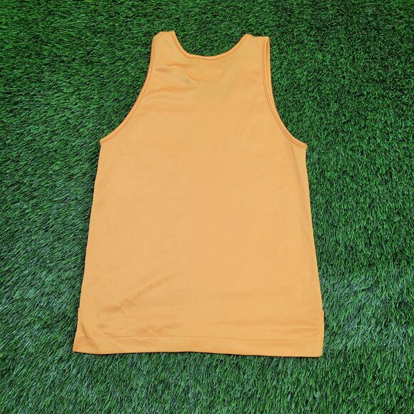 Vintage 90s ASICS Mesh Tank-Top XS 16x25 Orange - Picture 2 of 14